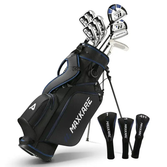 MaxKare Men's Regular 13-Piece Complete Golf Clubs Set With Stand Bag - Right-Handed
