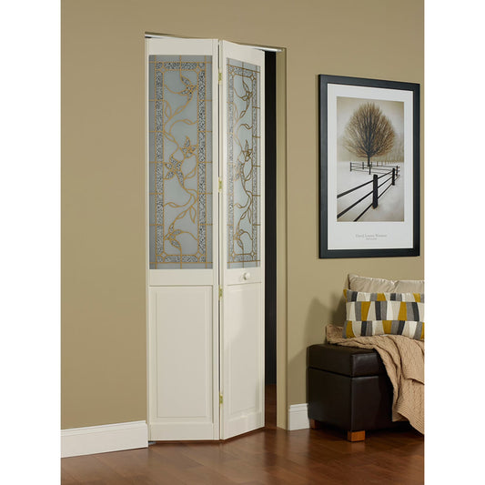 LTL Home Products Pinecroft Tuscany Interior Bifold Door, 24 x 80 in, Unfinished Pine - 861720